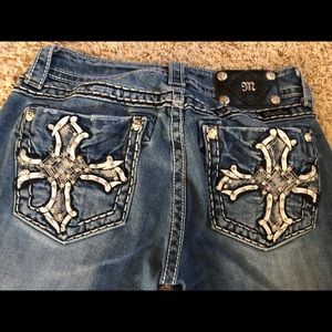 Miss Me Bootcut Jeans 27Wx32.5L